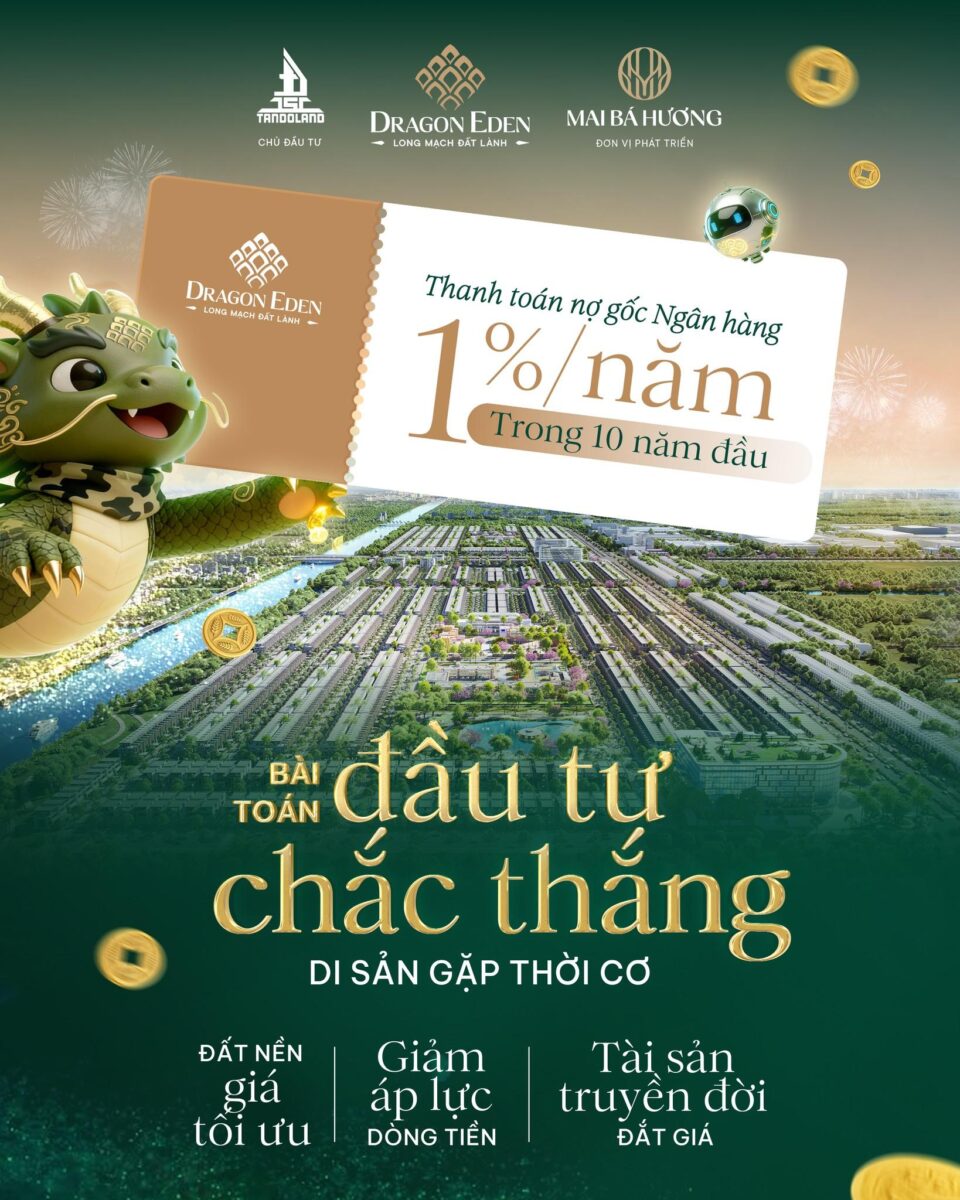 Thanh toán dự án Dragon Eden Bến Lức