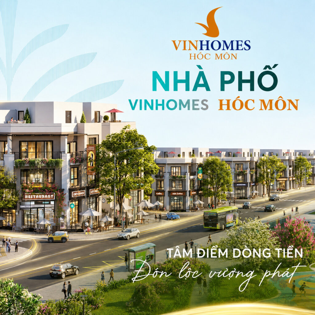 Nhà phố Vinhomes Hóc Môn
